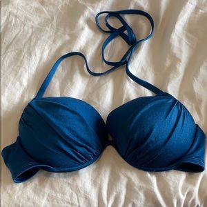 Victorias secret swimwear bikini top. Blue.
